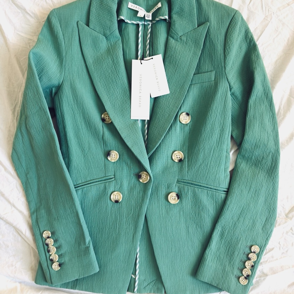 Veronica Beard Emsley Jacket/blazer women’s size 0 agate green